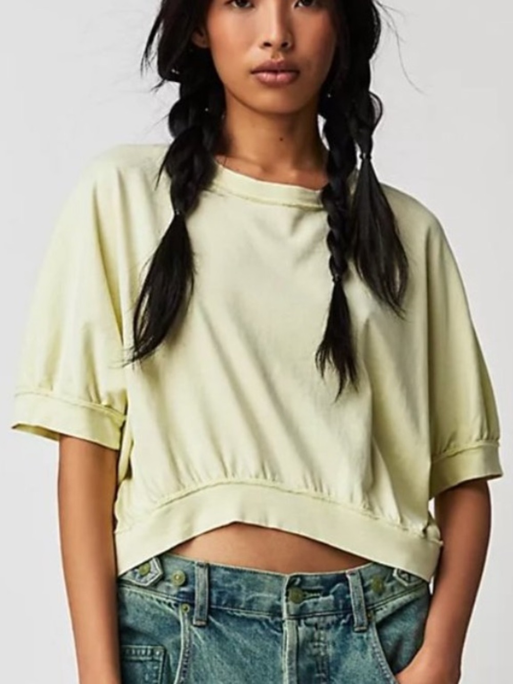 NWOT We The Free Key Lime
Tee Small